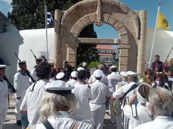 Η Φιλαρμονικη στον εορτασμο της&nbsp;Μυρτιδιωτισσης.